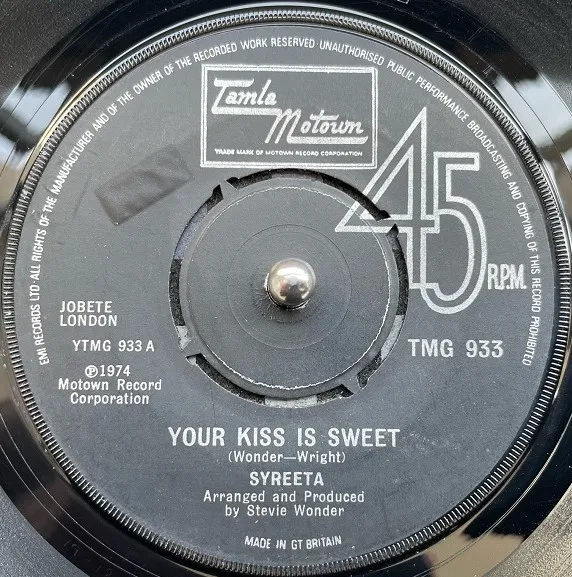 SYREETA / YOUR KISS IS SWEET