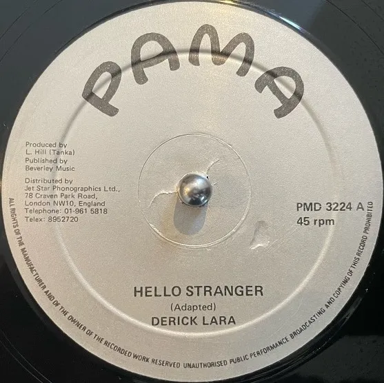 DERICK LARA / HELLO STRANGERΥʥ쥳ɥ㥱å ()