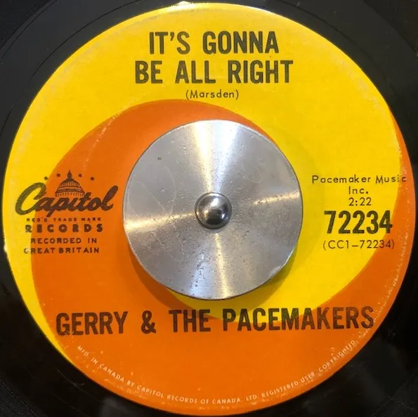 GERRY & THE PACEMAKERS / IT'S GONNA BE ALRIGHT