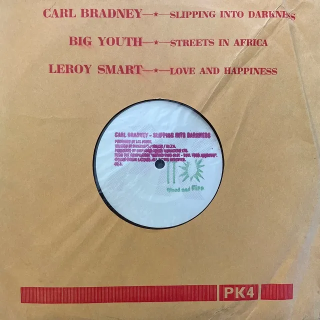 CARL BRADNEY  BIG YOUTH  LEROY SMART / SLIPPING INTO DARKNESS  STREETS IN AFRICAΥʥ쥳ɥ㥱å ()