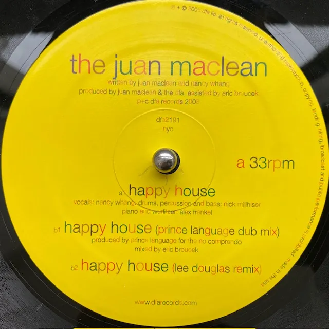 JUAN MACLEAN / HAPPY HOUSE