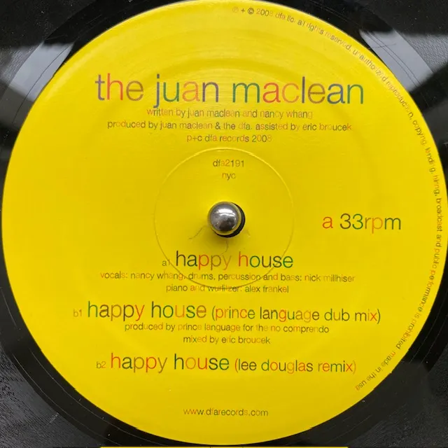 JUAN MACLEAN / HAPPY HOUSEΥʥ쥳ɥ㥱å ()