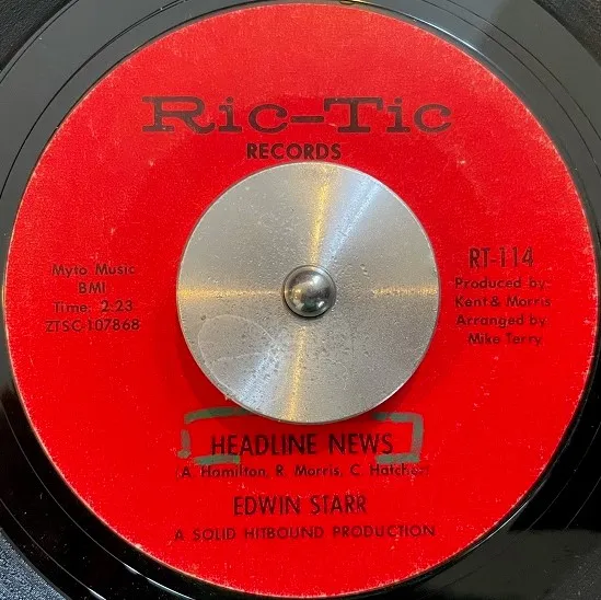 EDWIN STARR / HEADLINE NEWS ／ HARLEM