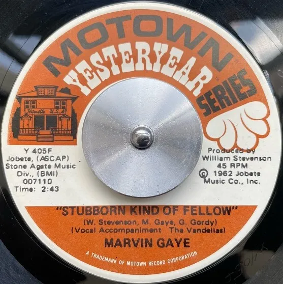 MARVIN GAYE / STUBBORN KIND OF FELLOW  HITCH HIKE