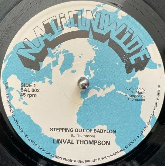 LINVAL THOMPSON / STEPPING OUT OF BABYLON  MIND BABYLON