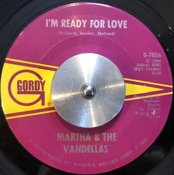 MARTHA & THE VANDELLAS / I'M READY FOR LOVE