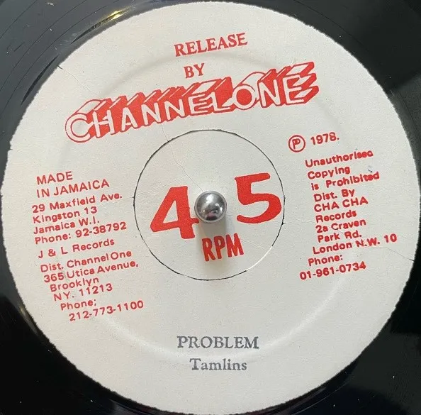 TAMLINS & WELTON IRIE / PROBLEM ／ LOVE ME WITH All YOUR HEART