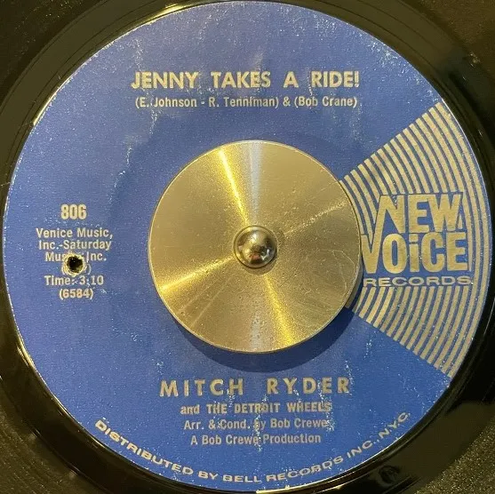 MITCH RYDER AND THE DETROIT WHEELS / JENNY TAKE A RIDE!