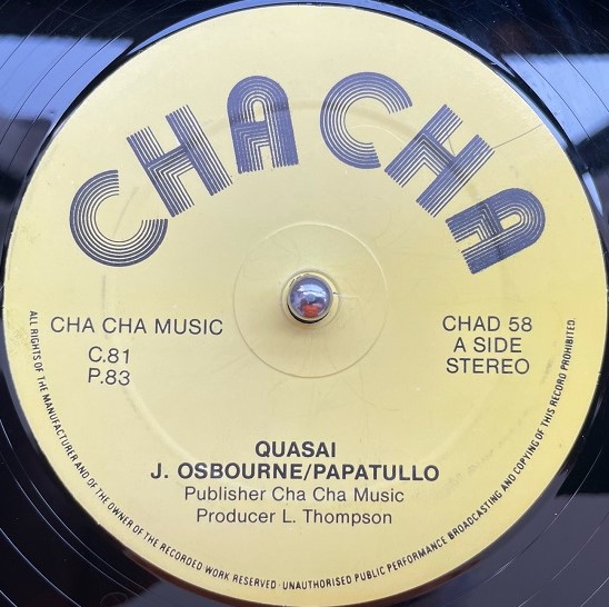 JOHNNY OSBOURNE & PAPA TULLO ／ S. HINDS / QUASAI ／ I'VE LOST THAT LOVE