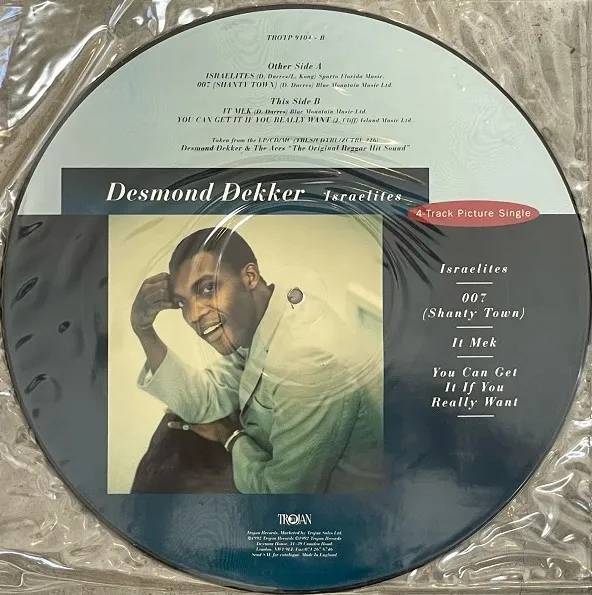 DESMOND DEKKER / ISRAELITES (4-TRACK PICTURE SINGLE)Υʥ쥳ɥ㥱å ()