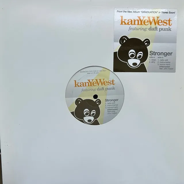 KANYEWEST FEATURING DAFT PUNK / STRONGERのアナログレコードジャケット (準備中)