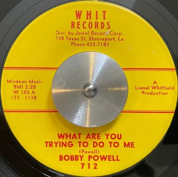 BOBBY POWELL / WHAT ARE YOU TRYING TO DO TO ME  RED SAILSΥʥ쥳ɥ㥱å ()