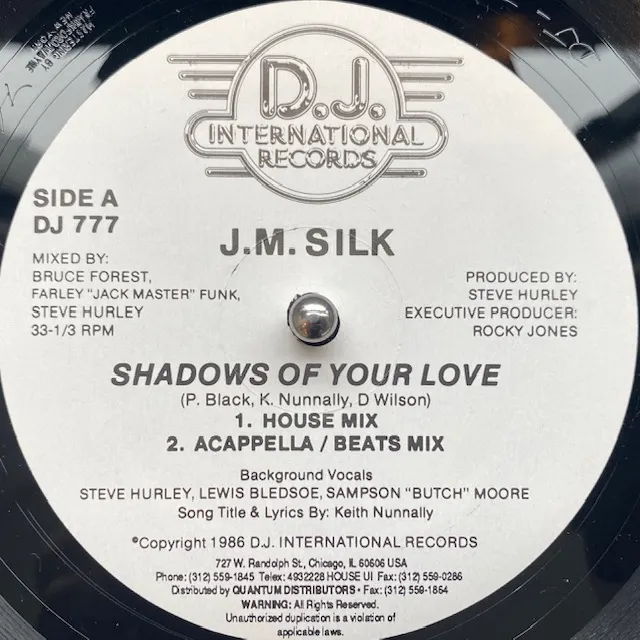 J.M. SILK / SHADOWS OF YOUR LOVE