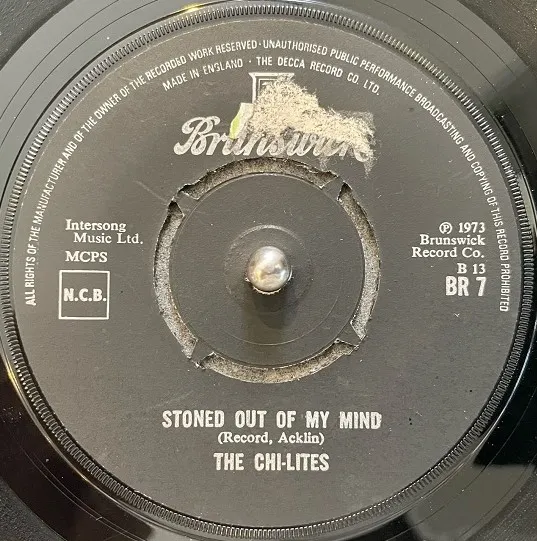 CHI-LITES / STONED OUT OF MY MIND  SOMEONE ELSE'S ARMS
