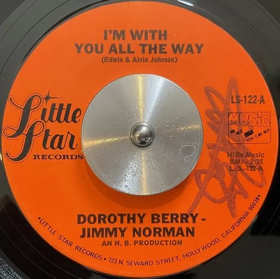 DOROTHY BERRY & JIMMY NORMAN / I'M WITH YOU ALL THE WAY  YOUR LOVE