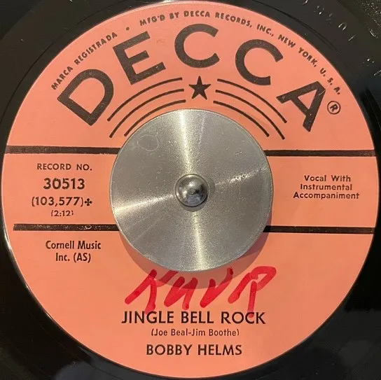 BOBBY HELMS / JINGLE BELL ROCK ／ CAPTAIN SANTA CLAUS (AND HIS REINDEER SPACE PATROL)