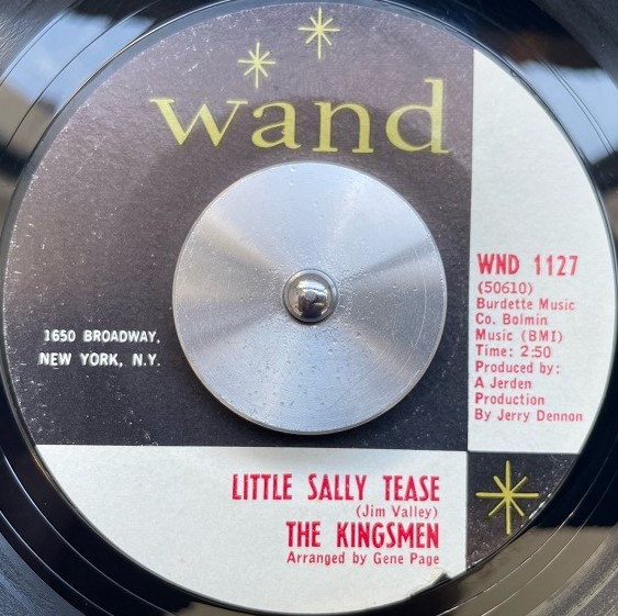 KINGSMEN / LITTLE SALLY TEASE ／ MY WIFE CAN'T COOK