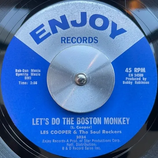 LES COOPER & THE SOUL ROCKERS / LET'S DO THE BOSTON MONKEY  OWEE BABY