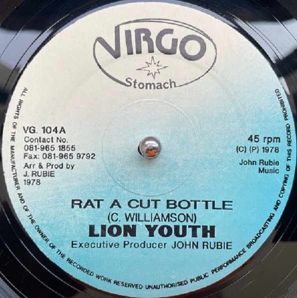 LION YOUTH / RAT A CUT BOTTLE (REPRESS)Υʥ쥳ɥ㥱å ()