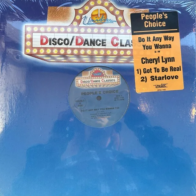 PEOPLE'S CHOICE ／ CHERYL LYNNＯ / DO IT ANY WAY YOU WANNA / GOT TO BE REAL / STARLOVE