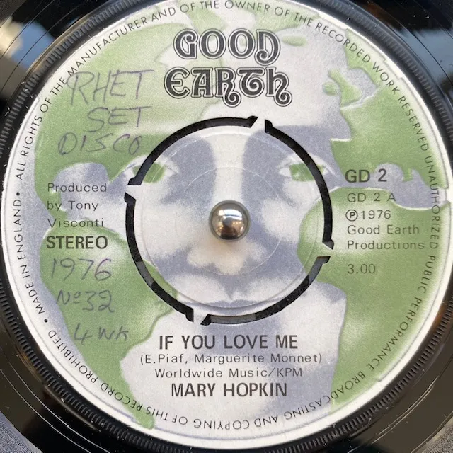 MARY HOPKIN / IF YOU LOVE ME