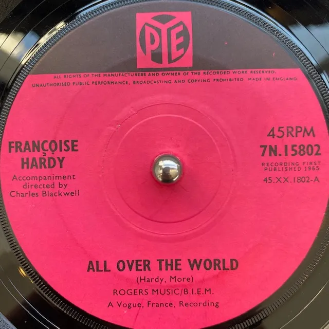 FRANCOISE HARDY / ALL OVER THE WORLD