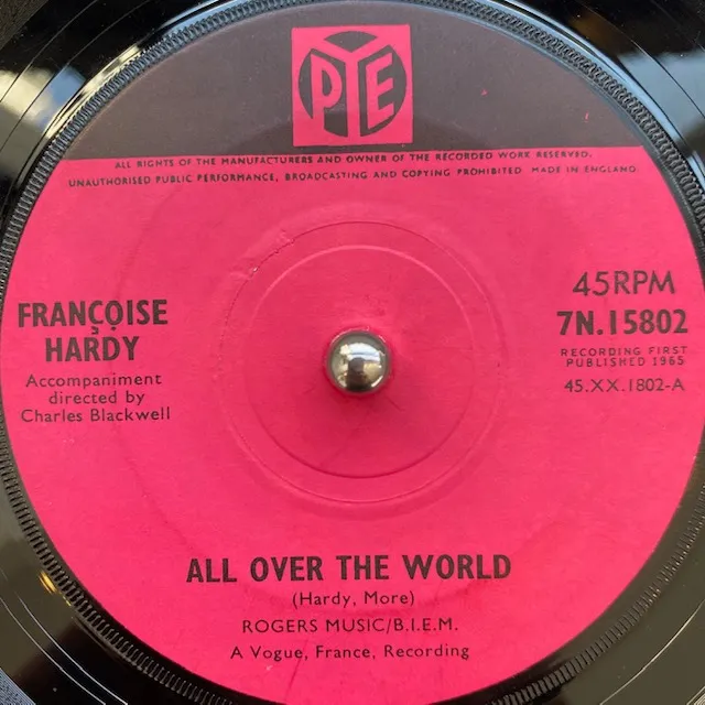 FRANCOISE HARDY / ALL OVER THE WORLDΥʥ쥳ɥ㥱å ()