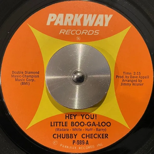 CHUBBY CHECKER / HEY YOU! LITTLE BOO-GA-LOO  PUSSY CAT