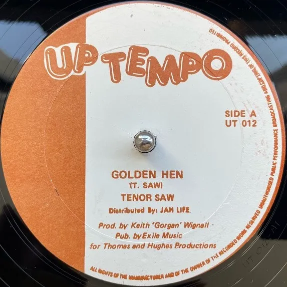 TENOR SAW ／ GORGAN PLAYERS / GOLDEN HEN ／ GOLDEN DUB