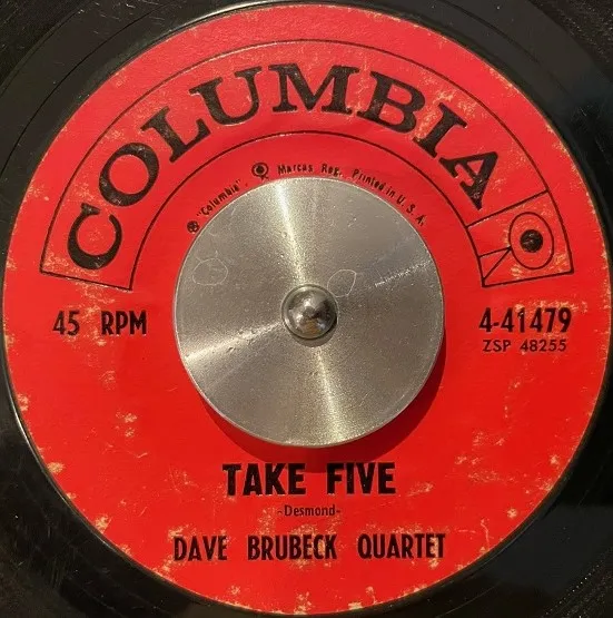 DAVE BRUBECK QUARTET / TAKE FIVE  BLUE RONDO A LA TURK