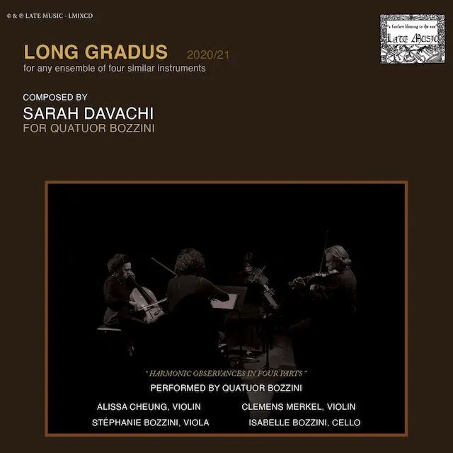SARAH DAVACHI / LONG GRADUS