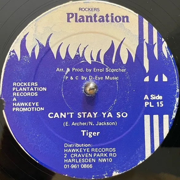 TIGER / CAN'T STAY YA SO