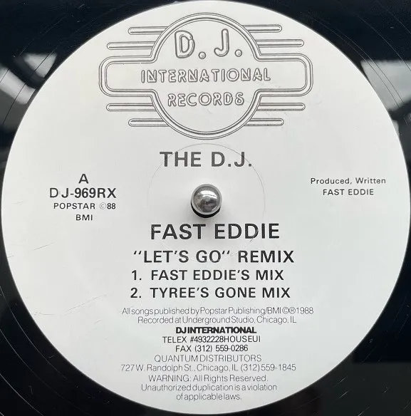 D.J. FAST EDDIE / LET'S GO REMIX