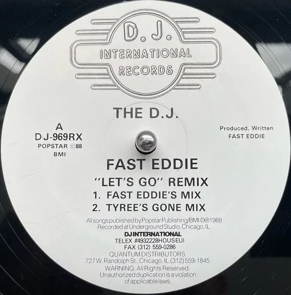 D.J. FAST EDDIE / LET'S GO REMIXΥʥ쥳ɥ㥱å ()