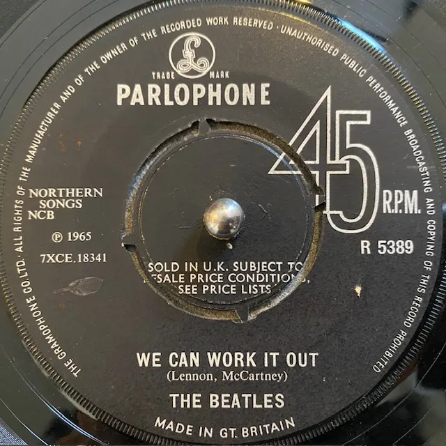 BEATLES / WE CAN WORK IT OUT  DAY TRIPPERΥʥ쥳ɥ㥱å ()