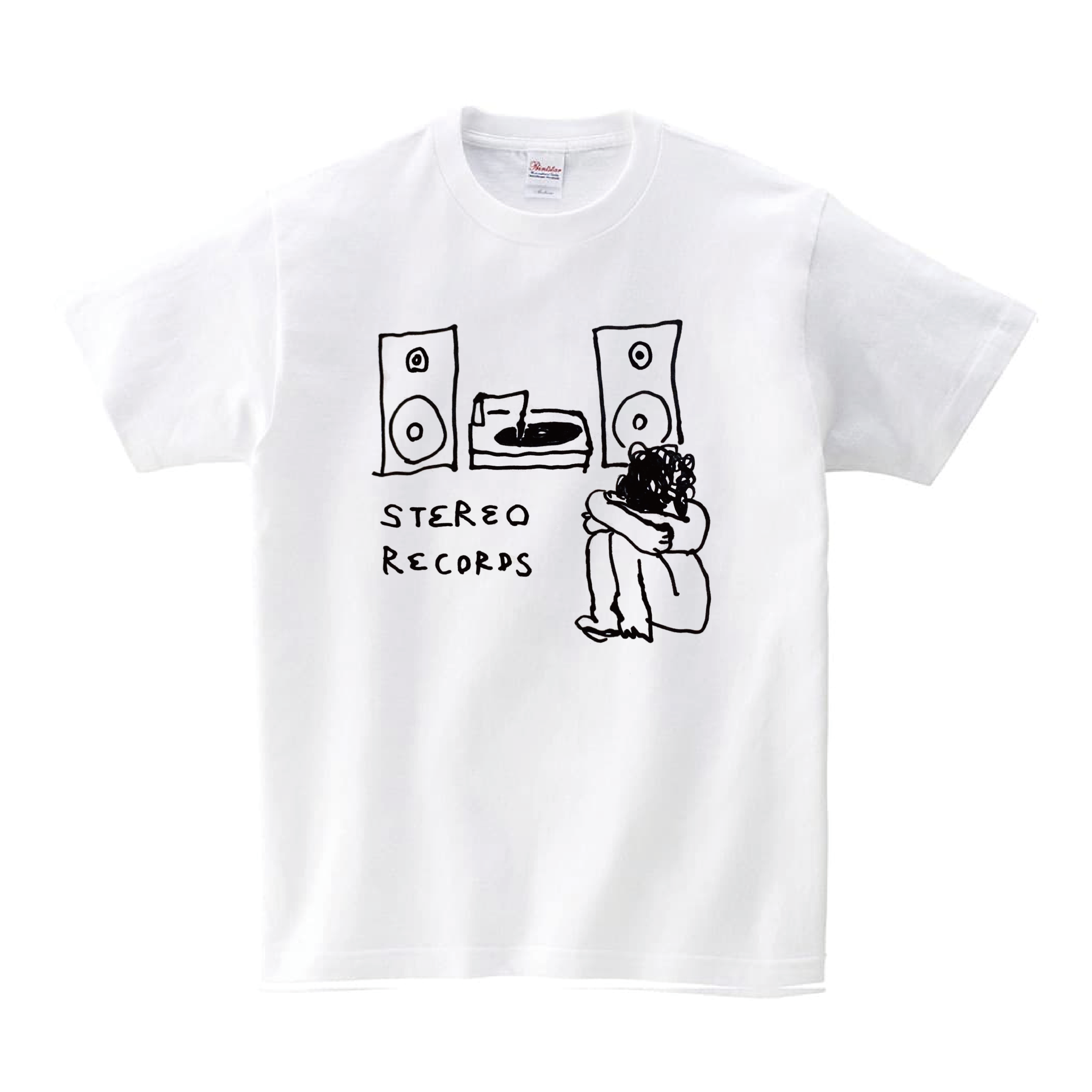 STEREO RECORDS T-SHIRTS M SIZE (design by RIKI HIDAKA)