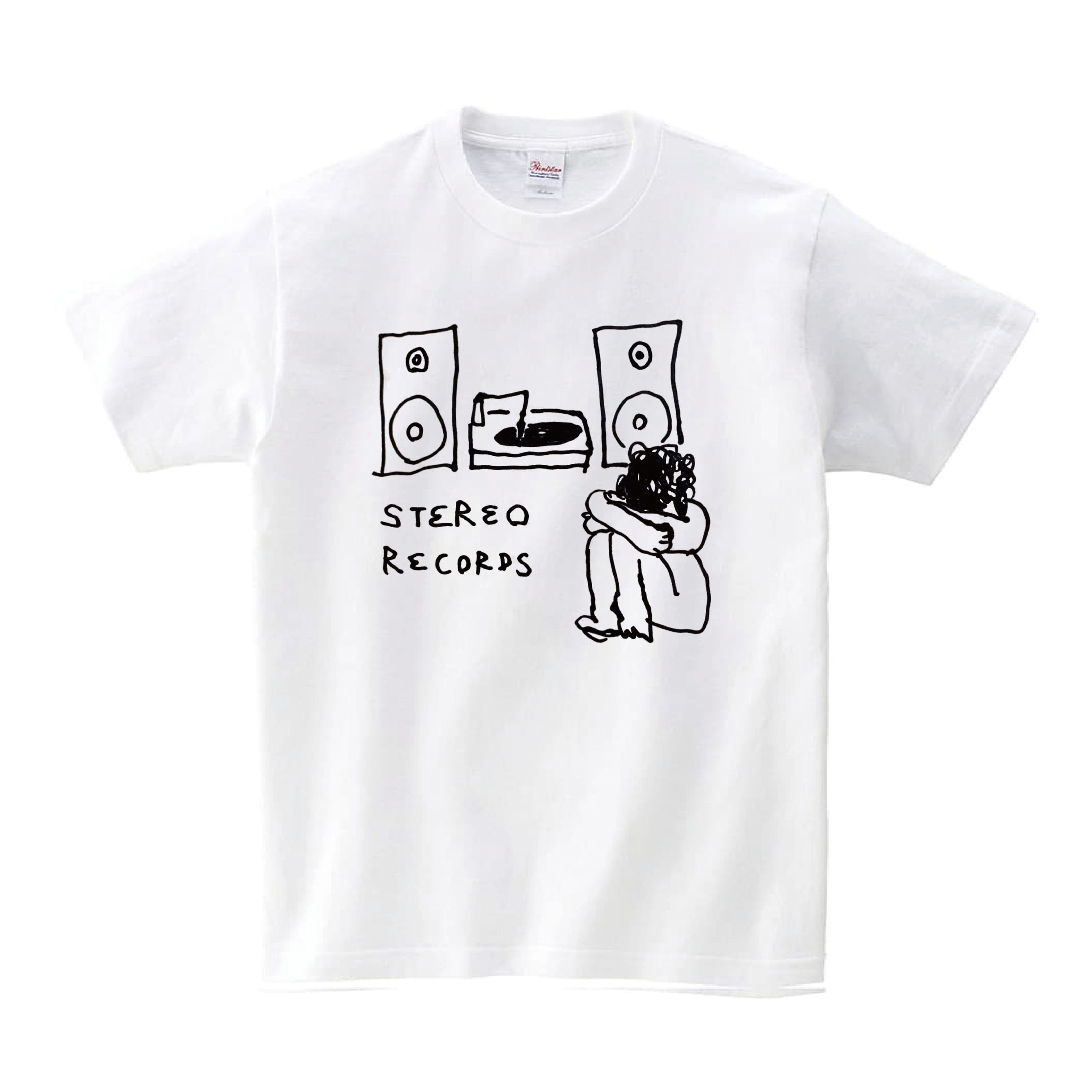 STEREO RECORDS T-SHIRTS M SIZE (design by RIKI HIDAKA)Υ쥳ɥ㥱åȼ̿