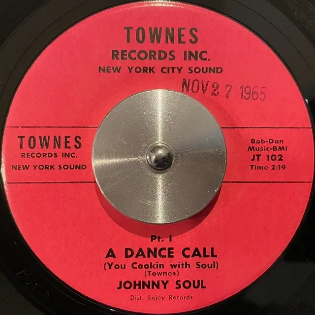JOHNNY SOUL / A DANCE CALL