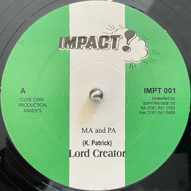 LORD CREATOR / MA & PA ／ INDEPENDENT JAMAICA
