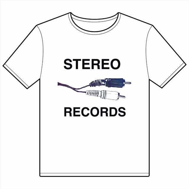 STEREO RECORDS T-SHIRTS WHITE M SIZE (design by RIKI HIDAKA)