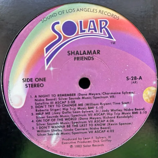 SHALAMAR / FRIENDS