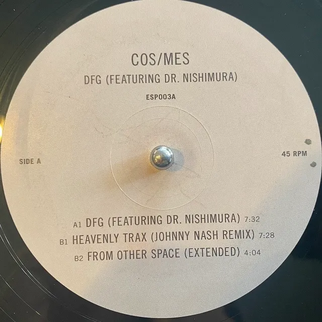 COS/MES / DFG FEAT DR. NISHIMURAのアナログレコードジャケット (準備中)