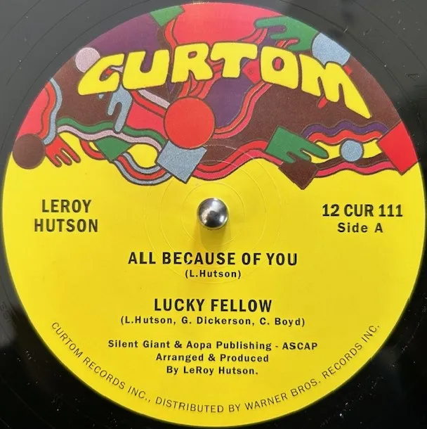 LEROY HUTSON / ALL BECAUSE OF YOUΥʥ쥳ɥ㥱å ()