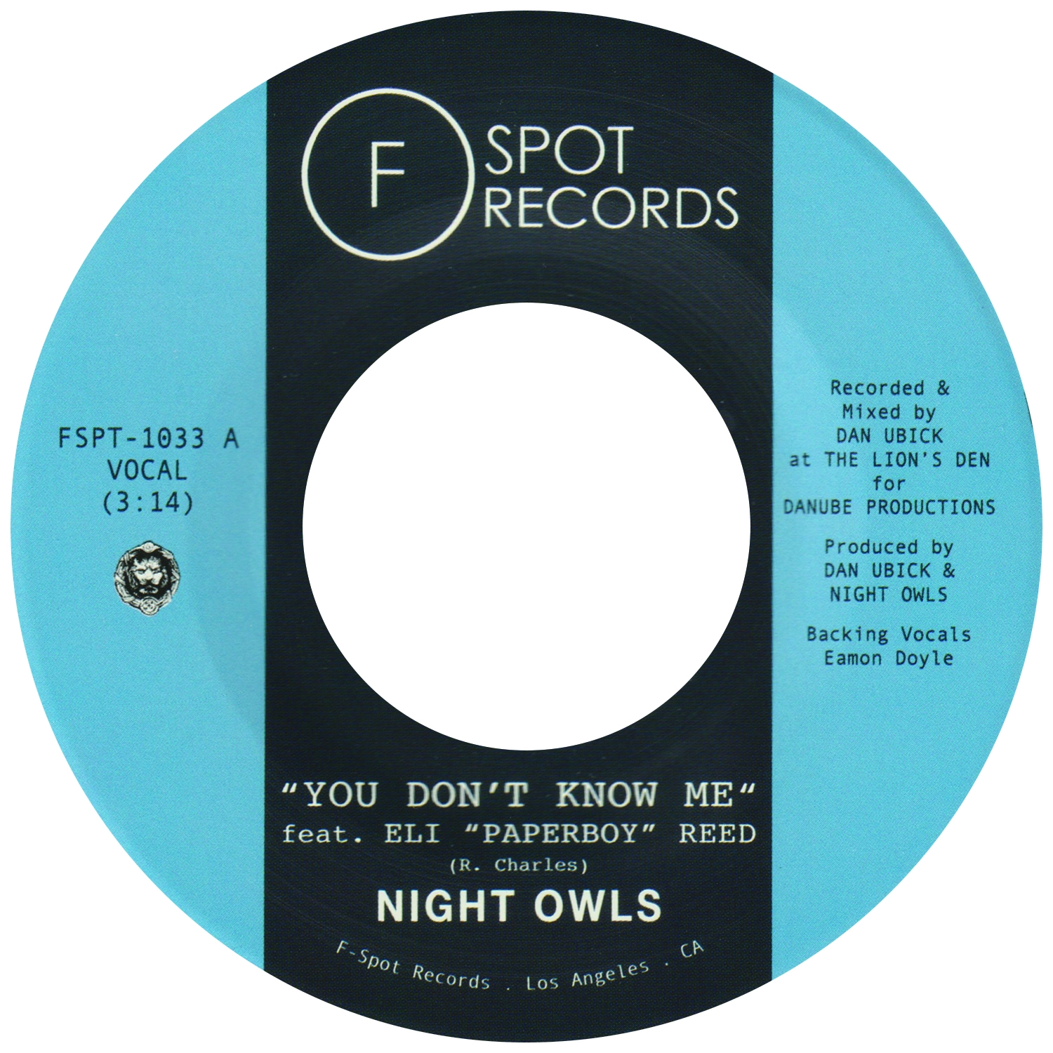 NIGHT OWLS / YOU DON'T KNOW ME (FEAT. ELI PAPERBOY REED)
