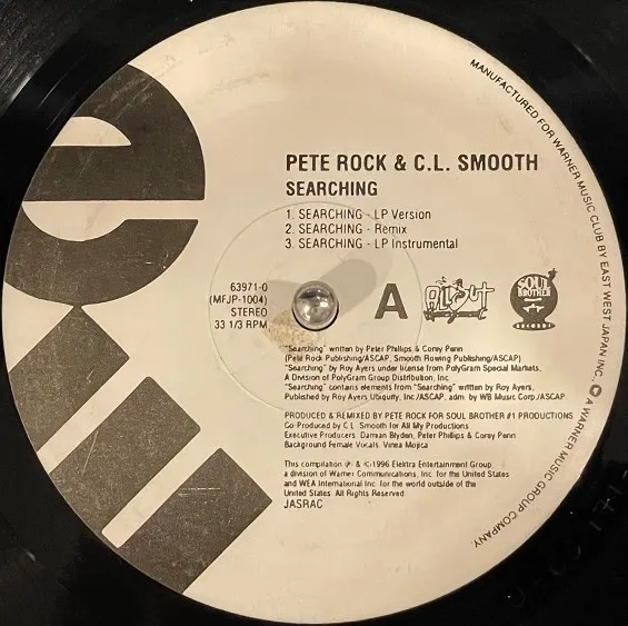 PETE ROCK & C.L. SMOOTH / SEARCHINGΥʥ쥳ɥ㥱å ()