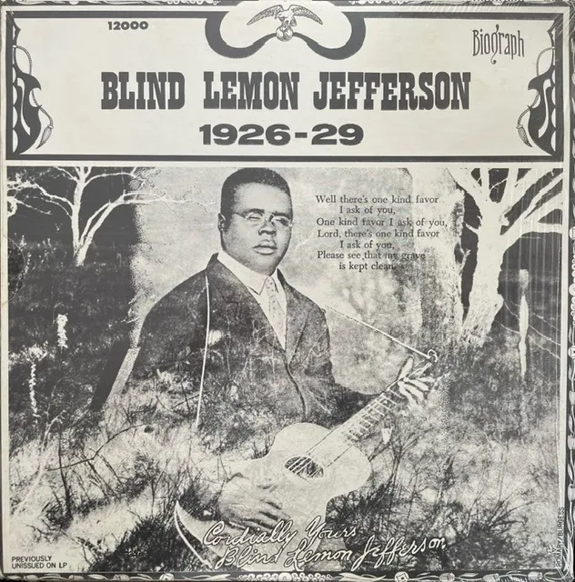 BLIND LEMON JEFFERSON / 1926-29