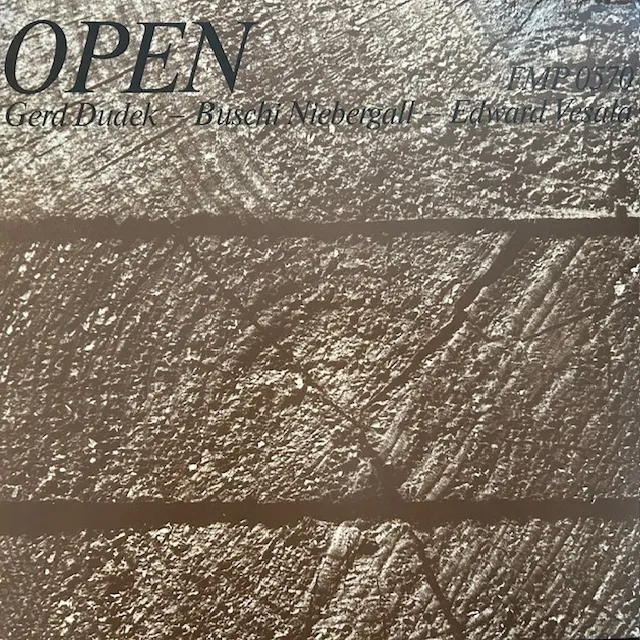 GERD DUDEK ／ BUSCHI NIEBERGALL ／ EDWARD VESALA / OPEN