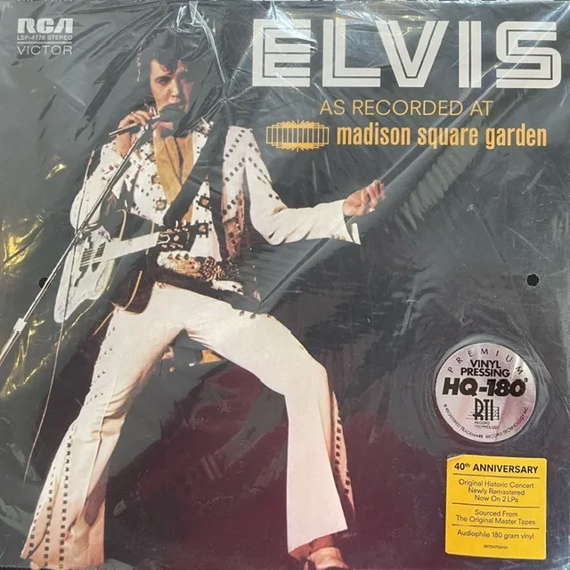 ELVIS PRESLEY / ELVIS AS RECORDED AT MADISON SQUARE GARDEN