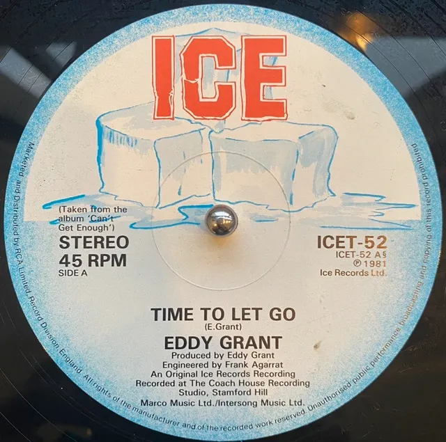 EDDY GRANT / TIME TO LET GO  CALIFORNIA STYLE