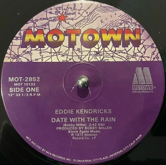 EDDIE KENDRICKS  DIANA ROSS / DATE WITH THE RAIN  BOSS 